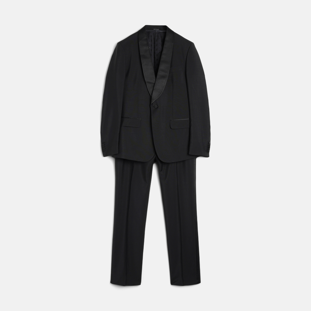 superfleamarket-Leonardo_DiCaprio_worn_Gotham-Awards_2023_NYC_Gucci_Custom_tuxedo_blazer_pants_shirt_set_black_auction(1) (1)